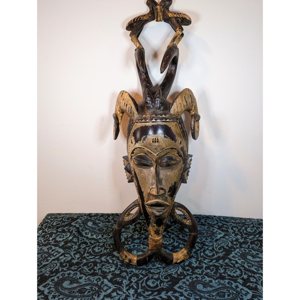 West African Handmade Carved Mask